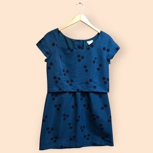 Urban Outfitters Cooperative Blue Polka Dot Mini Party Dress Women’s Medium